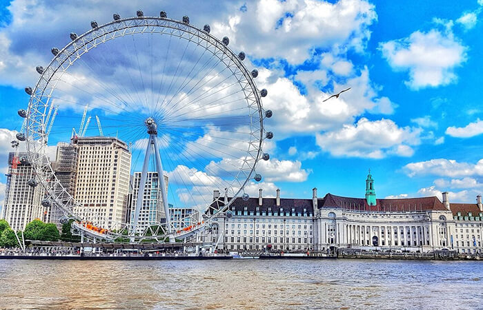 visitare il London eye stage linguistico a Londra