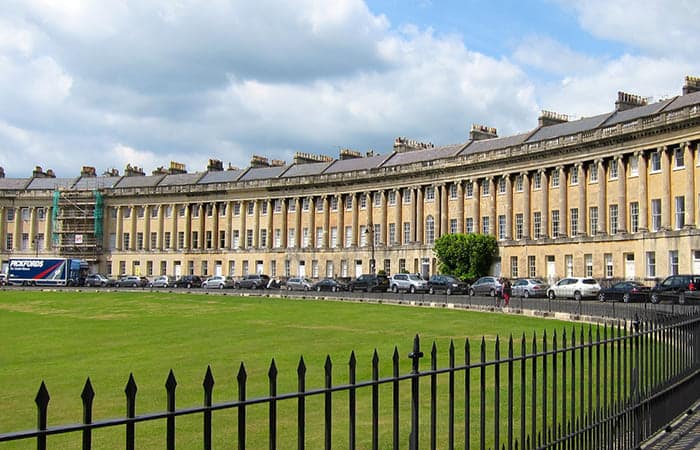 visitare il Royal Crescent vacanza studio a Bath