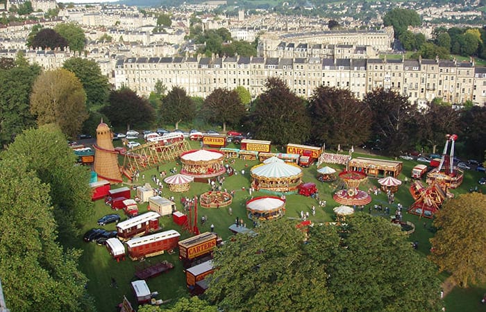 passeggia per Victoria Park a Bath