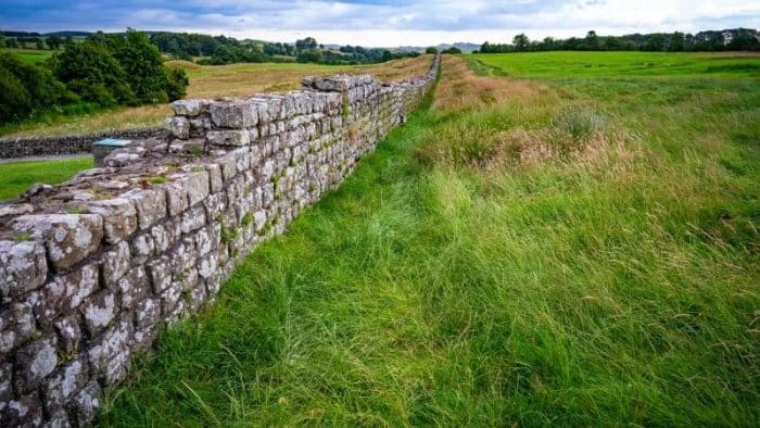 Il Vallo di Adriano in Gran Bretagna