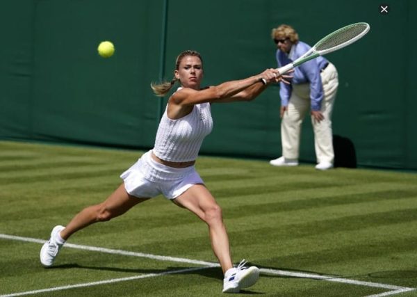 Camila Giorgi al torneo di tennis di Eastbourne