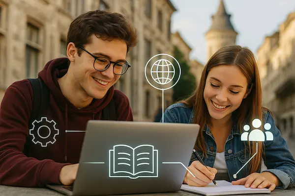 scelta-ragazzi-insieme-studiano-al-computer-al-estero