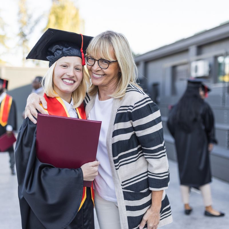 Laureata con madre Laureata con madre