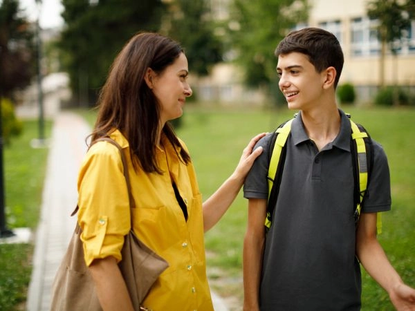 Madre e adolescente