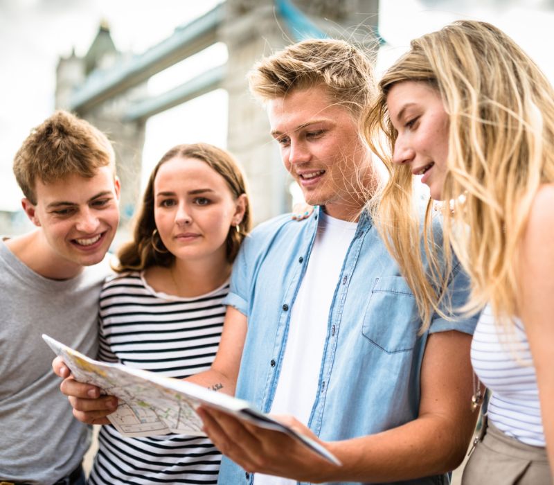 Viaggi Studio VIVA – studenti durante un'esperienza di studio all'estero